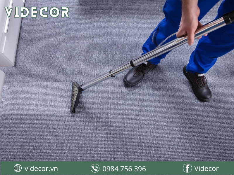 Cách vệ sinh thảm nỉ trải sàn