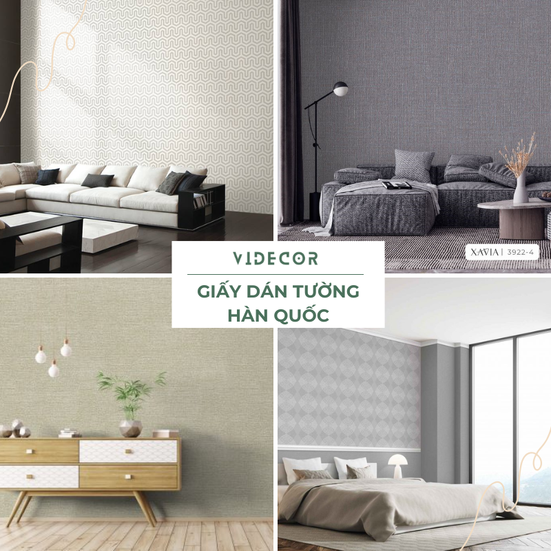 Giấy dán tường phong cách Hàn Quốc - Videcor