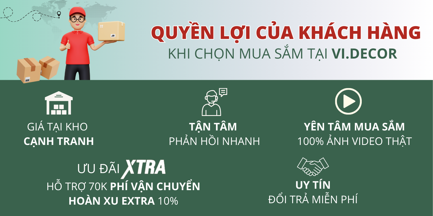 Quyền lợi mua sắm của khách hàng tại videcor
