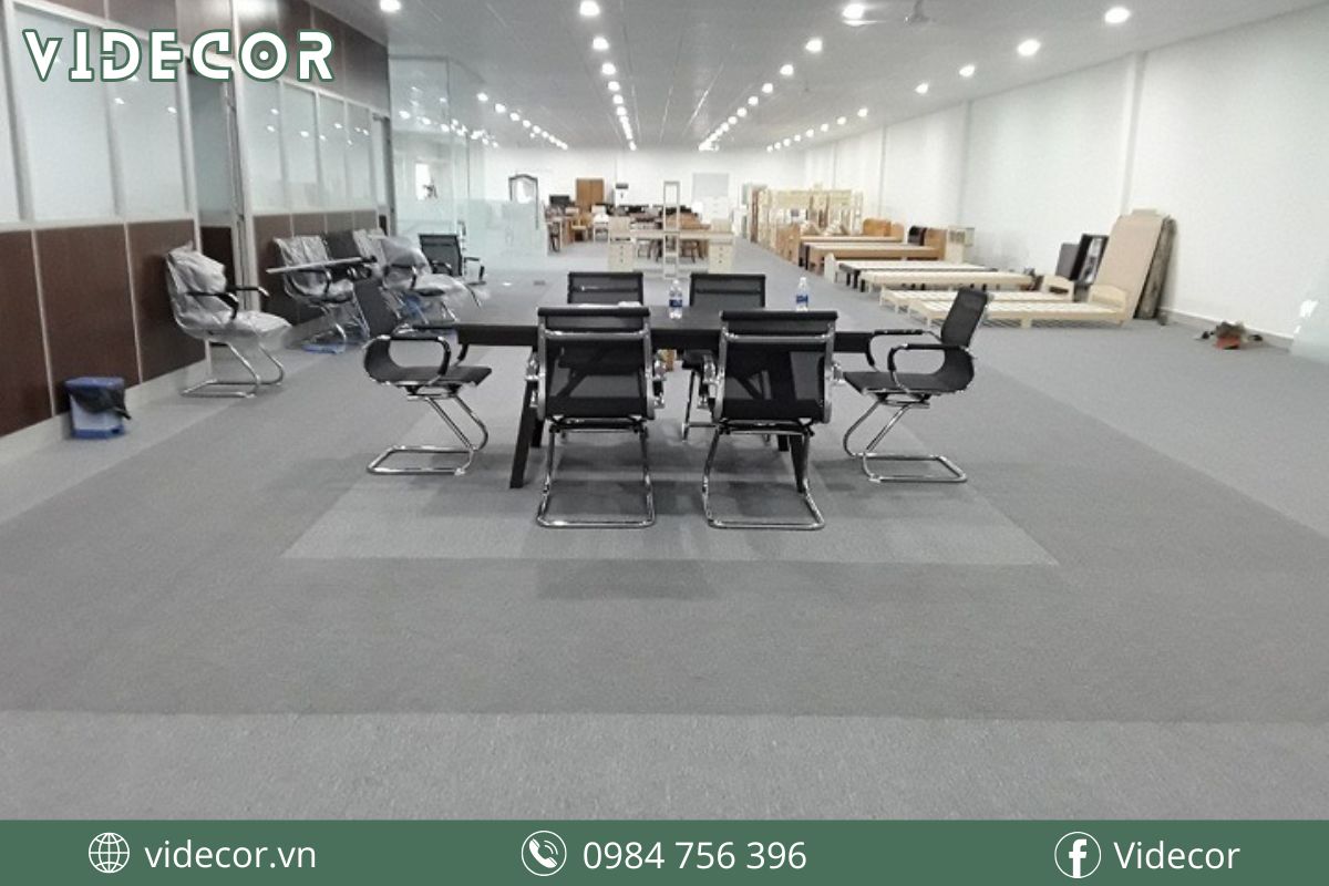 Thi công thảm nỉ văn phòng uy tín